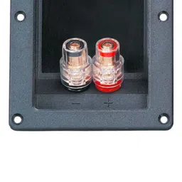 MX 2 Way Binding Post Speaker Terminal Rectangle Screw Type and Touch Proof Gold Plated 138mm x 68mm (MX-2220) image 3