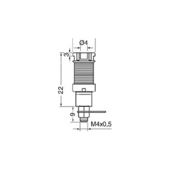 Type B Red 4mm Banana Plug Jack Socket 1KV /MAX 32A image 2