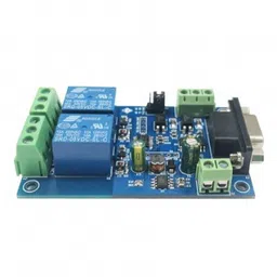 7-24V Modbus RTU 2 Channel RS232 Serial Relay Module image 1
