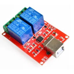 5V 2 channel USB PC Intelligent Control Relay Module image 1