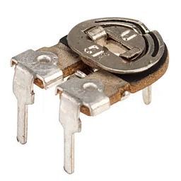 10K ohm Variable Resistor - Trimpot Metal Preset - 2 Pieces Pack image 1