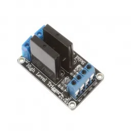 2 Channel 12V Relay Module Solid State High Level SSR DC Control 250V 2A with Resistive Fuse image 1