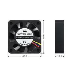 Waveshare Dedicated Cooling Fan for Compute Module 4 IO Board, PWM Speed Adjustment image 3