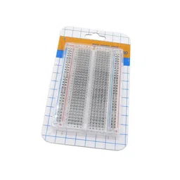 Transparent 400 Points Solderless Breadboard image 1