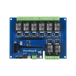 Waveshare Industrial 8-Channel Relay Module for Raspberry Pi Pico, Multi Protection image 2