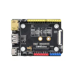 Waveshare Arduino Compatible Base Board For Raspberry Pi Compute Module 4, HDMI, USB, M.2 Slot image 3