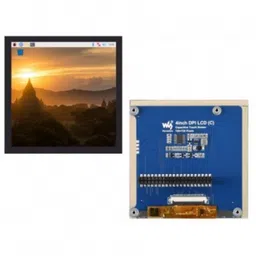 Waveshare 4inch Square Capacitive Touch Screen LCD (C) for Raspberry Pi, 720x720, DPI, IPS, Toughened Glass Cover, Low Power image 1