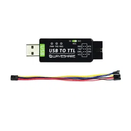 Waveshare Industrial USB TO TTL Converter, Original CH343G Onboard, Multi Protection & Systems Support image 2