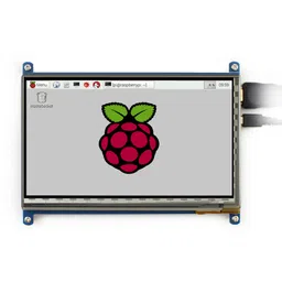 18 cm (7 inch) LCD Capacitive Touch Screen Display with HDMI for Raspberry Pi (800 x 480 Resolution) image 2