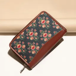 Women Casual Multicolor Jute Wallet-14