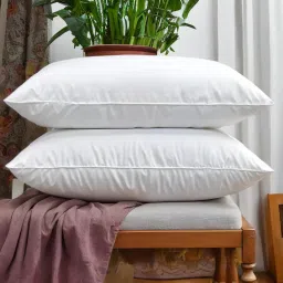 LUXURY Polyester Fibre Solid Sleeping Pillow Pack of 2-image-51