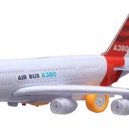 Gifts Aeroplan for Kids Plastic Airplane A380 Battery Operated with Lighting-35