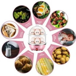 cibz Double Layer Electric Egg Boiler&Cooker(14 EGGS) Double Layer Electric Egg Boiler Egg Cooker image 4