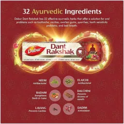 dabur Dant Rakshak Paste Ayurvedic Toothpaste image 4