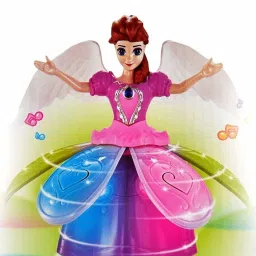 Princess Dancing Doll and Rotating Angel Girl Flashing 3D Lights for Kids Girls-image-95