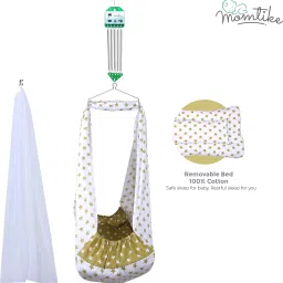 momtike Automatic cradle for baby vertical motion with remote for new born Bouncer image 3