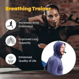 keycraze Breathing Trainer with Jaw Trainer | Enhance Lung Capacity Ab Exerciser image 2