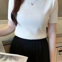 Casual Regular Sleeves Self Design Women White Top-image-87