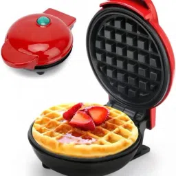 Stainless Steel Non-Stick Electric Iron Machine for Individual Belgian Waffles, Waffle Maker-28