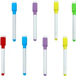 Dry-Erase Whiteboard Marker With Eraser Cap|Refillable Multicolor Marker Pens-picture-13
