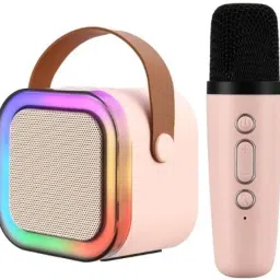 4uonly K12 speaker Colour Changing Karaoke Mike Bluetooth Party ghj48 56 W Bluetooth Party Speaker-1