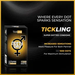 nottyboy Extra Time Long Lasting and Extra Dotted With 1500 Dots Combo Pack Condom image 5