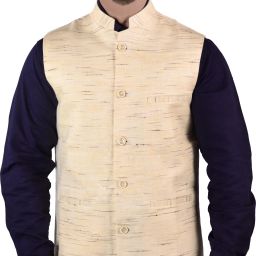 Self Design Men Waistcoat-image-30