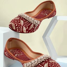 Ethnic Embroidred Payal Jutis For Women-image-6
