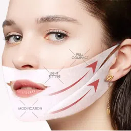 V shape mask for double chin reducer mask Face Slimming Mask LiftingFace Shaping Mask-5