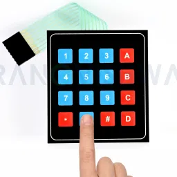 rangvishwa 4x4 Matrix Membrane Switch Keypad for Arduino Electronic Components Electronic Hobby Kit image 3