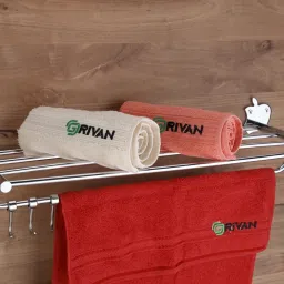Wall Mount Towel Rack/Towel Holder/Towel Hanger/Rack Shelf for Bathroom- SS304 Silver Towel Holder-image-13