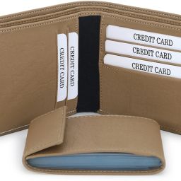 Men Trendy, Travel, Evening/Party, Formal, Ethnic, Casual Beige Artificial Leather Wallet-image-63