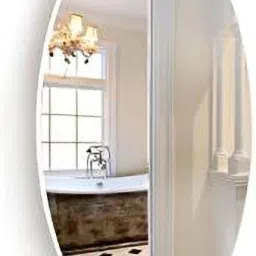 No drill , No screw , Easy stick , Long Bathroom Mirror-38