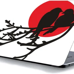 qth LINE ART LAP-0062 VINYL Reusable Laptop Skin Compatible for 15.6 inch-image-53