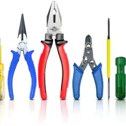 HT52 8"inch Plier with 6 Inch Nose Plier Wire Cutter Line Tester Screwdriver Lineman Plier-image-69