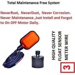Adon Fully Automatic Water Level Controller With Float Sensor| Starter Operated| 3HP| Wired Sensor Security System image 3