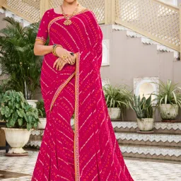 Embroidered Bollywood Chiffon Saree-picture-28
