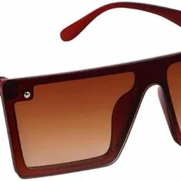 Gradient, UV Protection, Polarized, Mirrored Retro Square Sunglasses (55)-picture-15