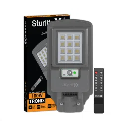 Tronix 100W LED Solar Streetlight - (Pack of 1) (L-G-0219-7W) Flood Light Outdoor Lamp-picture-12