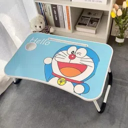 blueaprol Doraemon Cartoon Folding Study Table Engineered Wood Study Table image 5