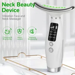 LED Neck Massager with Heating and Vibration – Rechargeable Device-40