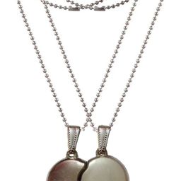 2016 New Couples Broken Heart Mangnetic Love SPn08028 Zinc Pendant Set-image-4