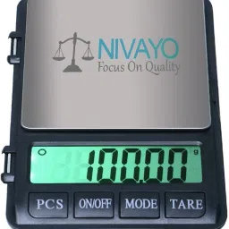 NIVAYO Electronic DIGITAL Scale,MH-999 (600 gram x 0.01 Gram) Digital Jewellery Weighing Scale, Gold & Silver ornaments Weight Measuring machine Portable Weighing Scale for homes and professionals Weighing Scale ,(Beta-22) Black Weighing Scale-17