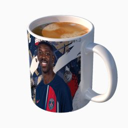 Ousmane Dembele Football Printed Ceramic RIU1 Coffee Ceramic Coffee Mug-47