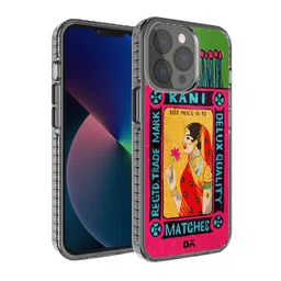 DailyObjects Black & Red Rani Matchbox Stride 2.0 iPhone 13 Pro Max Back Case-57