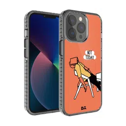 DailyObjects Orange & Yellow Not Today Stride 2.0 iPhone 13 Pro Max Back Case-11