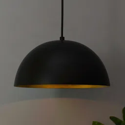 Homesake Black Solid Contemporary Hanging Smart Lamp-18