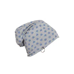 mack jonney VIMAL JONNEY Unisex Black & Grey Printed Beanie image 2