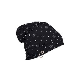 mack jonney VIMAL JONNEY Unisex Black & Grey Printed Beanie image 3