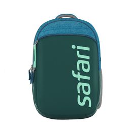Safari Unisex Blue & Green Printed Backpack-57